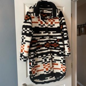 LIV Outdoor Kinsley Snap Sherpa Coat